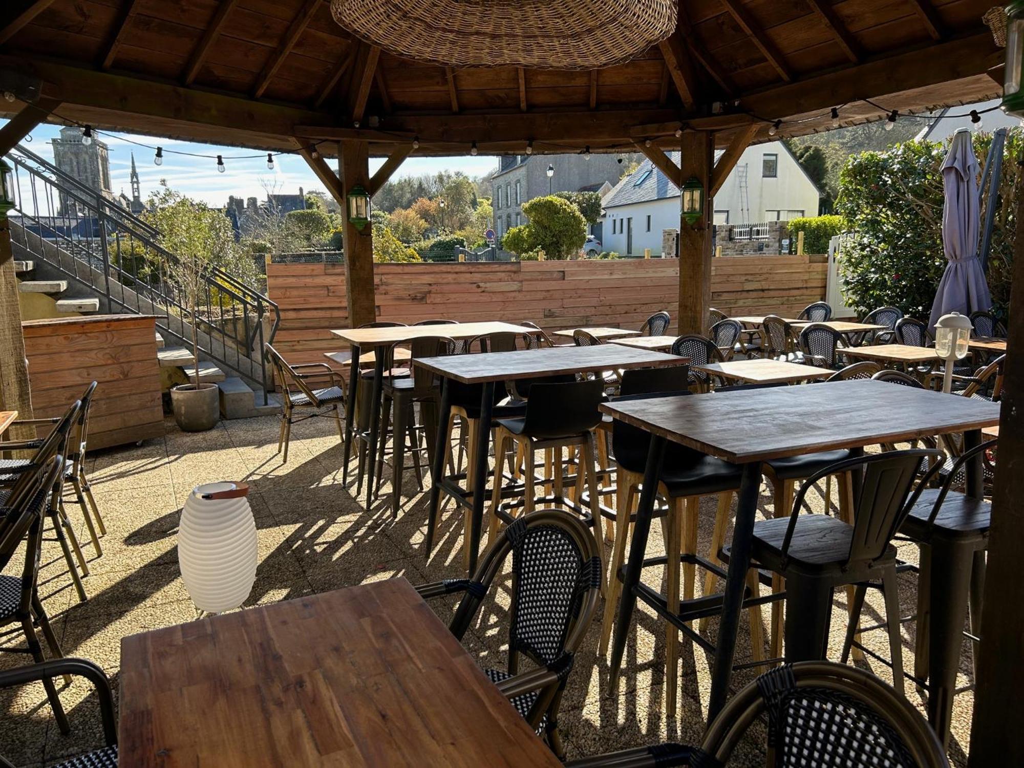 Hotel Logis Le Prieure Locronan Exterior foto